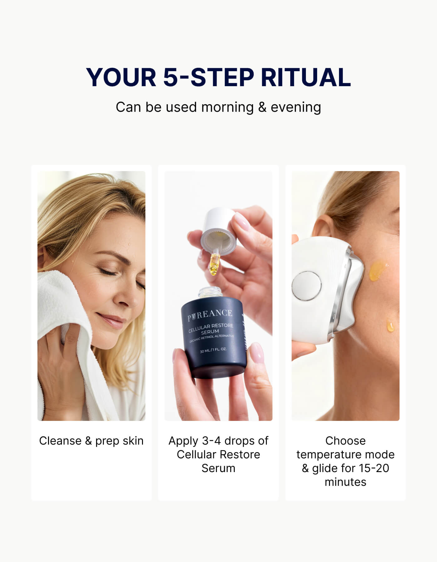 How to use Pureance Cellular Glow Duo in daily skincare routine