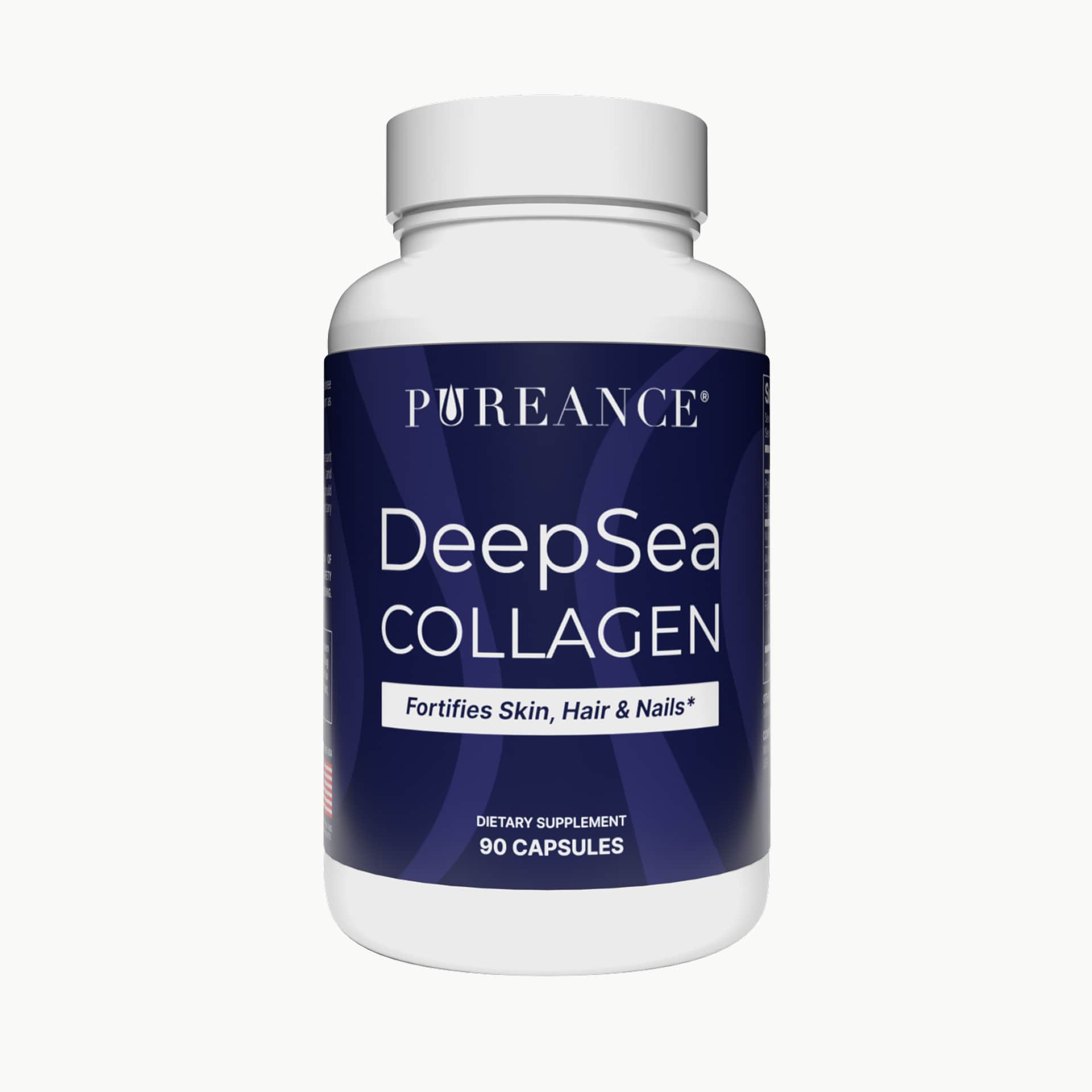 Pureance DeepSea Collagen - marine collagen supplement bottle