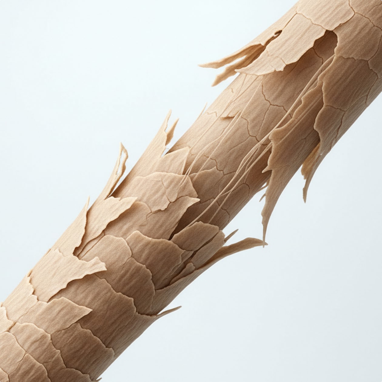 Damaged hair vs healthy hair