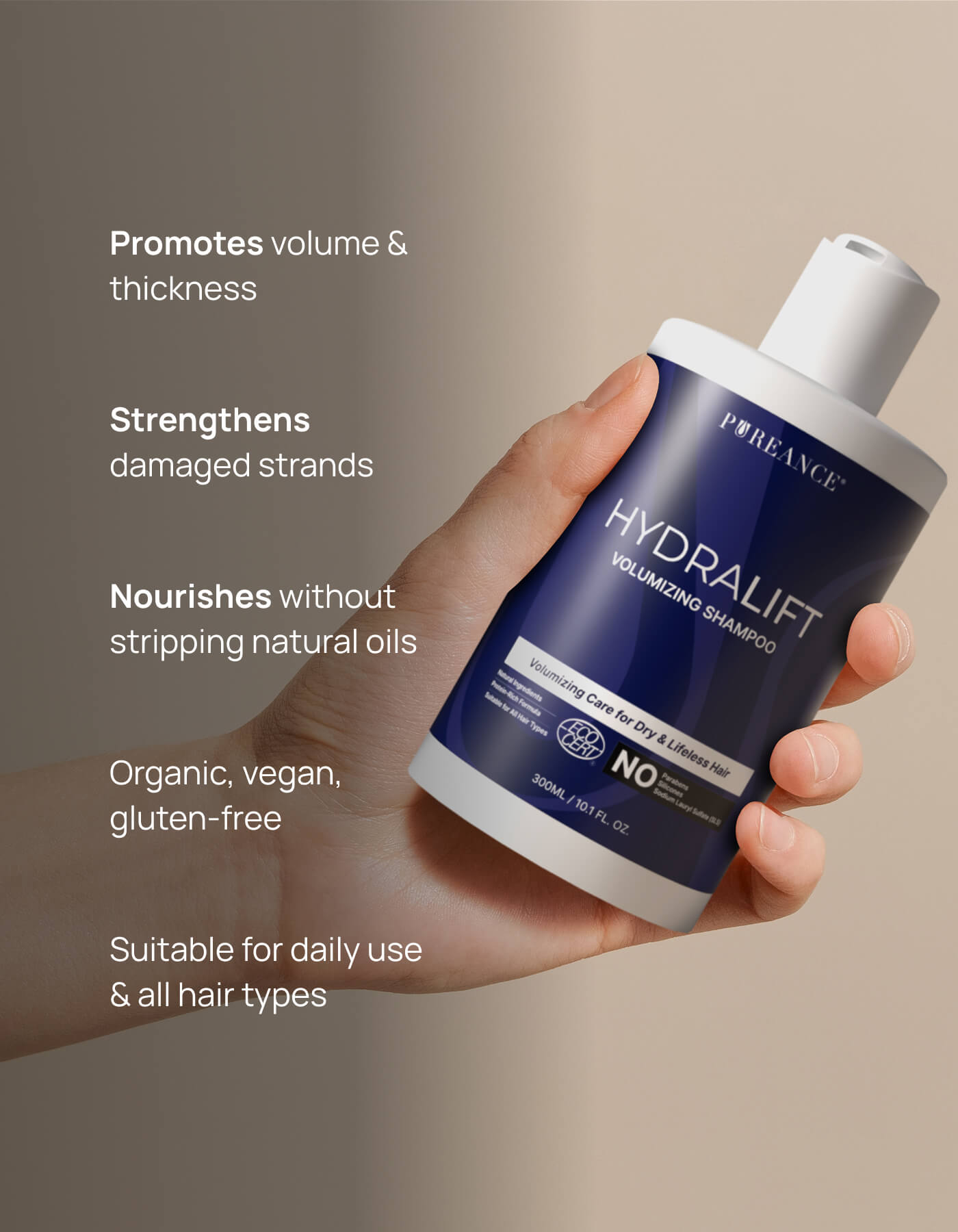 Hydralift Shampoo key benefits