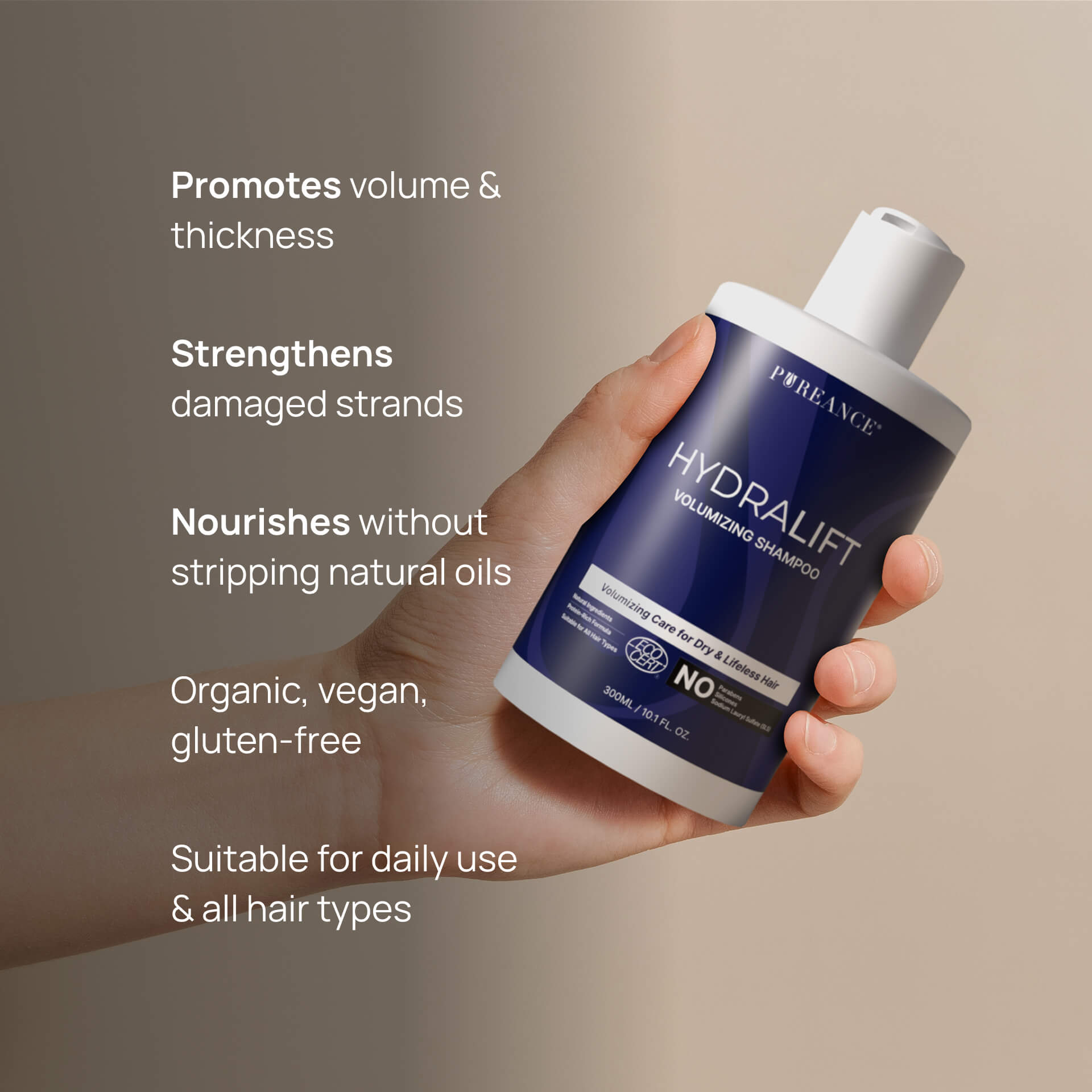 Hydralift Shampoo key benefits
