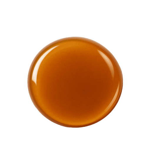A rich amber-brown oil texture with a dense, glossy surface