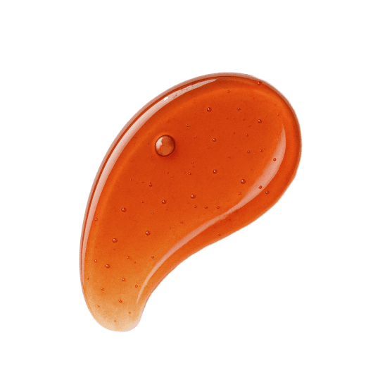 A deep red gel-like texture with a slightly thick, glossy appearance