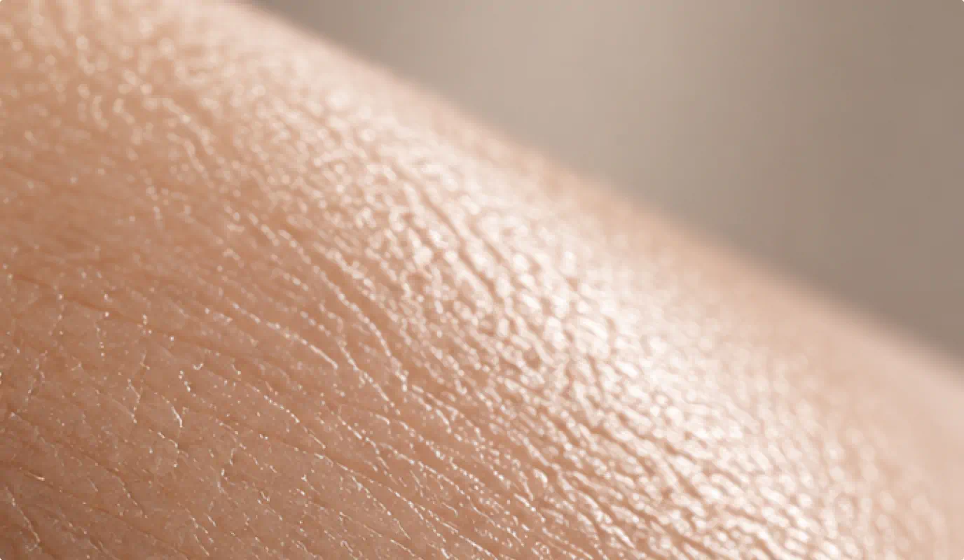 Firmer skin texture after using Pureance peptide cream